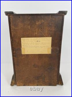 FOR PARTS Antique Seth Thomas Shelf Mantle Clock 1866 Original Movement with Key