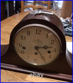 FULLY AND PROPERLY RESTORED SETH THOMAS No. 77 WESTMINSTER TAMBOUR CHIME CLOCK