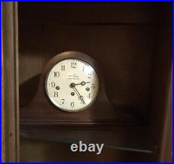 FULLY AND PROPERLY RESTORED SETH THOMAS No. 77 WESTMINSTER TAMBOUR CHIME CLOCK
