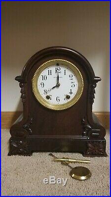 Fully Restored Rare Antique Seth Thomas Milan City Series Mantle Clock C/1900
