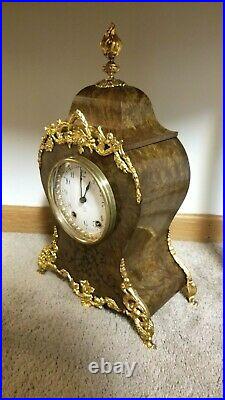 Fully Restored Rare Antique Seth Thomas Paris Adamantine Mantle Clock circa 1894