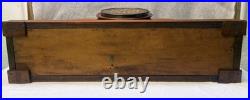 GORGEOUS SETH THOMAS CLOCK TAMBOUR MODEL Ca. 1915 REBUILT, ANTIQUE AND SCARCE