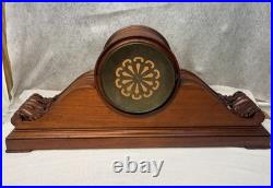 GORGEOUS SETH THOMAS CLOCK TAMBOUR MODEL Ca. 1915 REBUILT, ANTIQUE AND SCARCE