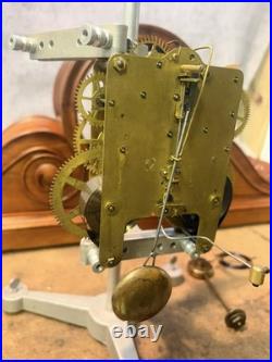 GORGEOUS SETH THOMAS CLOCK TAMBOUR MODEL Ca. 1915 REBUILT, ANTIQUE AND SCARCE