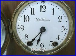 Good Running Antique C1909 Seth Thomasturin8-day Time & Strike Mantel Clock