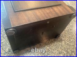 Gorgeous Antique 1920s Seth Thomas 4 Chime Mantel Clock Inlaid Case Gorgeous Antique 1920s Seth Thomas 4 Chime Mantel Clock Inlaid Case