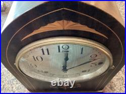 Gorgeous Antique 1920s Seth Thomas 4 Chime Mantel Clock Inlaid Case Gorgeous Antique 1920s Seth Thomas 4 Chime Mantel Clock Inlaid Case