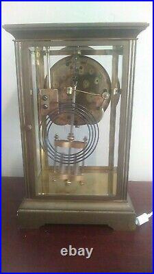 Gorgeous Antique Crystal Regulator, Brass, Seth Thomas