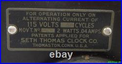 Henry Dreyfuss Dickson Art Deco Design Seth Thomas Electric Table Clock Henry Dreyfuss Dickson Art Deco Design Seth Thomas Electric Table Clock