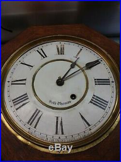 Late 1800s antique Seth Thomas Schoolhouse clock