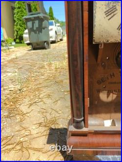Late 19th Century Pendulum Clock, Seth Thomas Ogee Case