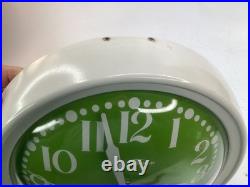 MCM MCM Vintage Seth Thomas Green Face Breeze Metal Kitchen Clock FREE SHIP (L8)
