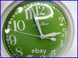 MCM MCM Vintage Seth Thomas Green Face Breeze Metal Kitchen Clock FREE SHIP (L8)