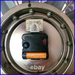 MCM Starburst Clock 1969 Seth Thomas 24 Model E614 Label RARE! Working