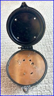 Mark 1 Deck Clock Us Navy 1943 WWII Vintage Seth Thomas. Working mechanism + key