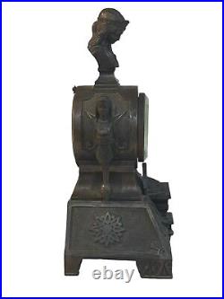 Mitchell & Vance New York Victorian Egyptian revival mantle clock Seth Thomas Mitchell & Vance New York Victorian Egyptian revival mantle clock Seth Thomas