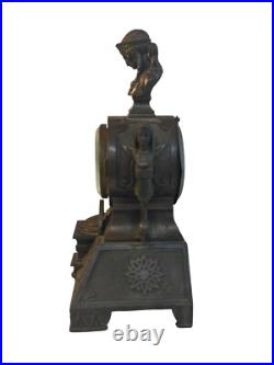 Mitchell & Vance New York Victorian Egyptian revival mantle clock Seth Thomas Mitchell & Vance New York Victorian Egyptian revival mantle clock Seth Thomas