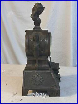 Mitchell & Vance New York Victorian Egyptian revival mantle clock Seth Thomas Mitchell & Vance New York Victorian Egyptian revival mantle clock Seth Thomas