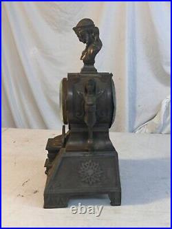 Mitchell & Vance New York Victorian Egyptian revival mantle clock Seth Thomas Mitchell & Vance New York Victorian Egyptian revival mantle clock Seth Thomas