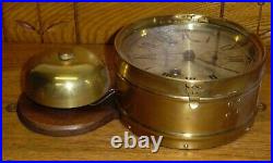Old Seth Thomas Ships Bell Clock with Bell