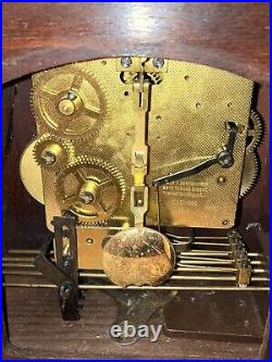 Old Seth Thomas Woodbury 8 Day Mantel Clock Germany withA401 Series Chimes