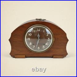 Plymouth Mantle 8 Day Tambour Clock By Seth Thomas withKey & Pendulum 1930s Works