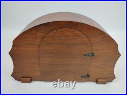 Plymouth Mantle 8 Day Tambour Clock By Seth Thomas withKey & Pendulum 1930s Works