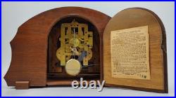 Plymouth Mantle 8 Day Tambour Clock By Seth Thomas withKey & Pendulum 1930s Works