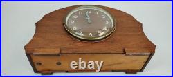 Plymouth Mantle 8 Day Tambour Clock By Seth Thomas withKey & Pendulum 1930s Works