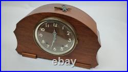 Plymouth Mantle 8 Day Tambour Clock By Seth Thomas withKey & Pendulum 1930s Works