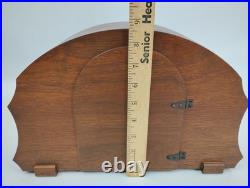 Plymouth Mantle 8 Day Tambour Clock By Seth Thomas withKey & Pendulum 1930s Works