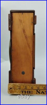 Plymouth Mantle 8 Day Tambour Clock By Seth Thomas withKey & Pendulum 1930s Works
