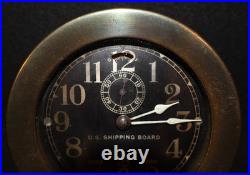 Pre-WWII US Merchant Marines Ship's Clock'U. S. SHIPPING BOARD' Seth Thomas USA