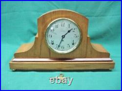 Professionally Restored Antique Seth Thomas Mantel Clock in Wooden Case Mint