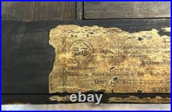 RARE ANTIQUE SETH THOMAS 1880's 1890's ADAMANTINE MANTLE CLOCK