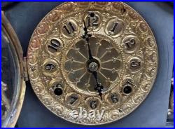 RARE ANTIQUE SETH THOMAS 1880's 1890's ADAMANTINE MANTLE CLOCK