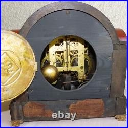 RARE ANTIQUE SETH THOMAS MODEL TYNE MANTEL CLOCK C/1904 8 DAY WithKEY WORKS