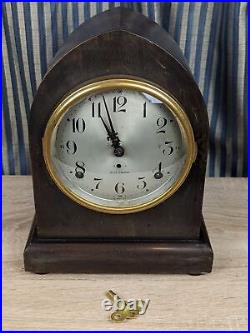 RARE Antique Mahogany Seth Thomas Beehive Mantle Clock 10.5 No. 2 Leader 1920's