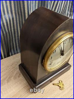 RARE Antique Mahogany Seth Thomas Beehive Mantle Clock 10.5 No. 2 Leader 1920's
