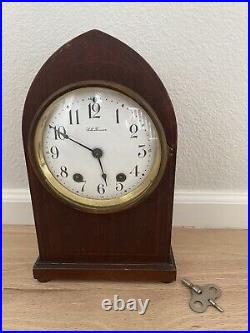 RARE Antique Seth Thomas Mantel Cabinet Clock Tested Working Great Condition