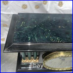 RARE SETH THOMAS Automatic 8 DAY LONG ALARM ADAMANTINE MANTLE CLOCK Year 1906