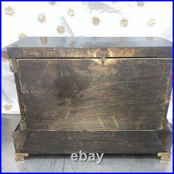 RARE SETH THOMAS Automatic 8 DAY LONG ALARM ADAMANTINE MANTLE CLOCK Year 1906