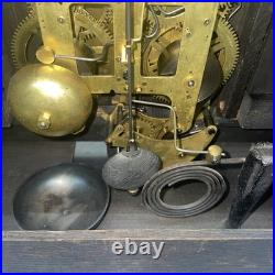 RARE SETH THOMAS Automatic 8 DAY LONG ALARM ADAMANTINE MANTLE CLOCK Year 1906