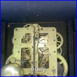 RARE SETH THOMAS Automatic 8 DAY LONG ALARM ADAMANTINE MANTLE CLOCK Year 1906