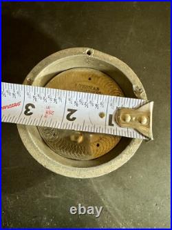 RARE antique Seth Thomas Advertising Clock PAPERWEIGHT Church Candles NY Ship