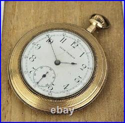 Rare Antique 1910 Seth Thomas 6s GF Pocket Watch Grade 322 Lake Shore 15j