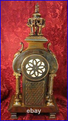 Rare Antique Bronze Seth Thomas R. Kaiser Clock