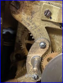 Rare Antique Eco Magneto Seth Thomas Mvt Watchman's Master Clock