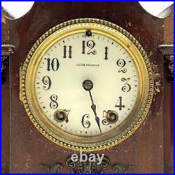 Rare Antique SETH THOMAS City Series MANTEL CLOCK 3 15/16 for Parts or Repair