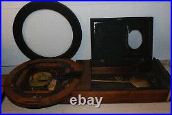 Rare Antique SETH THOMAS NO. 1 REGULATOR WALL CLOCK for Restoration